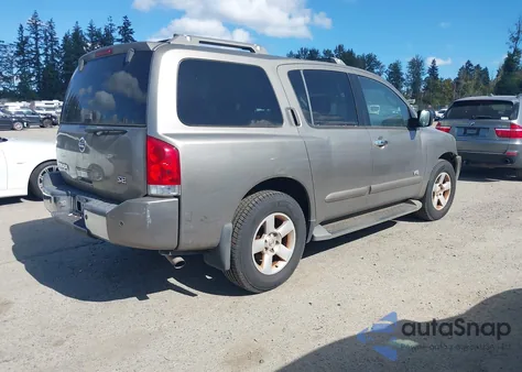 2007 Nissan Armada Se z USA, uszkodzony, nr VIN 5N1AA08A57N712916